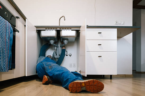 Professional Drain Cleaning technician working in Morrisonville, WI